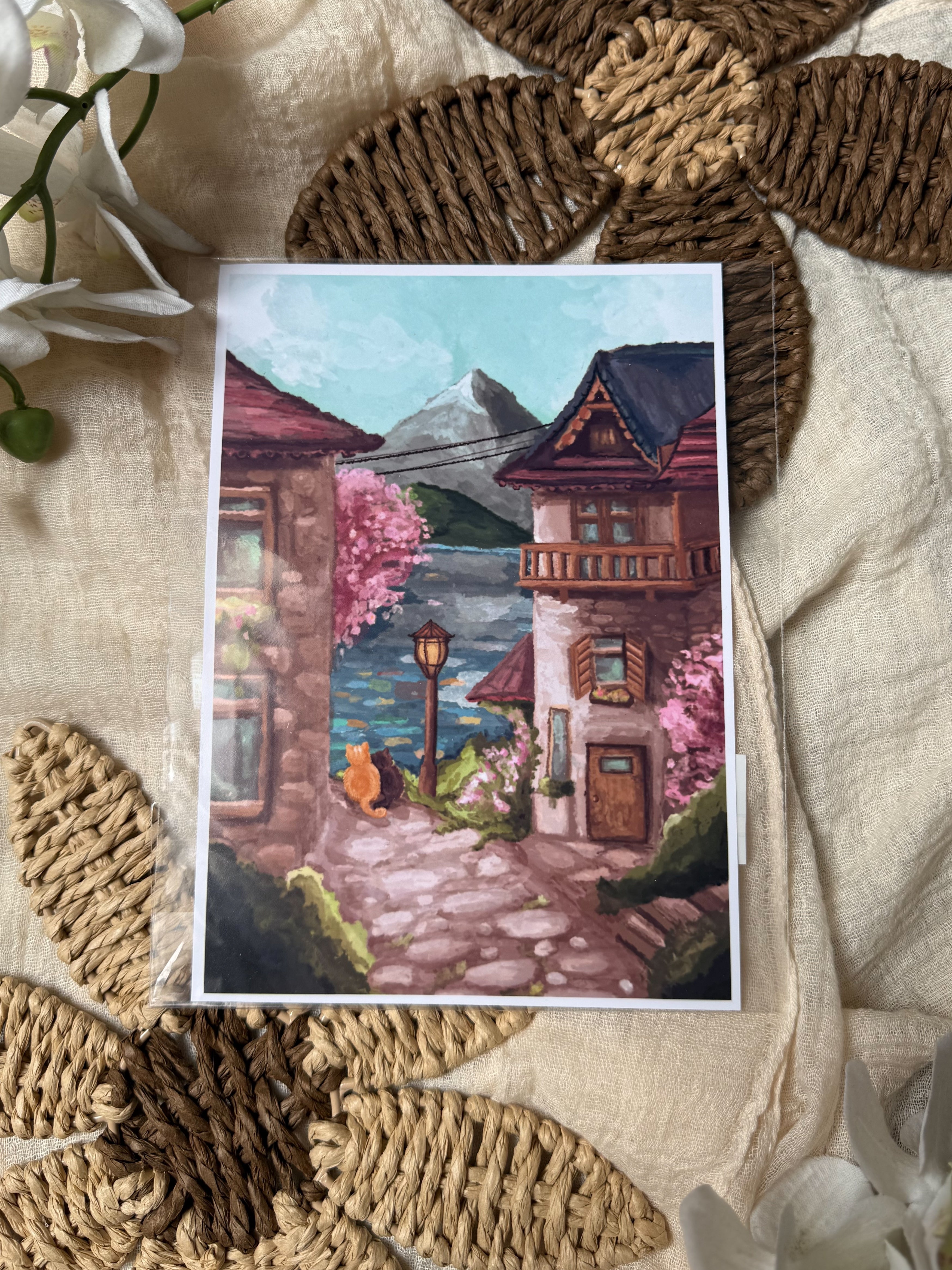 Katjes & kersenbloesem print