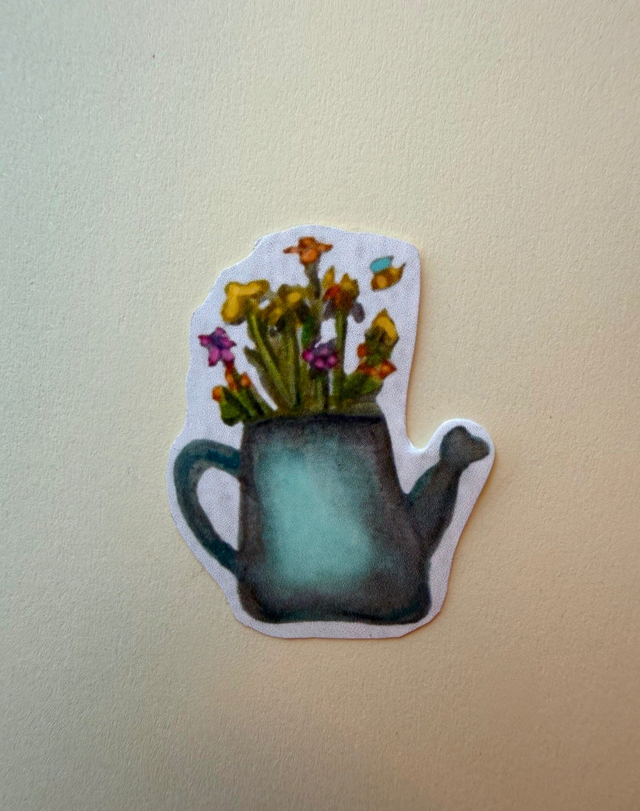 Bloemengieter sticker