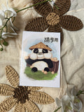 Panda dumplings print