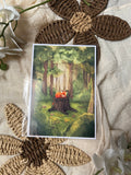 Slapende vos print