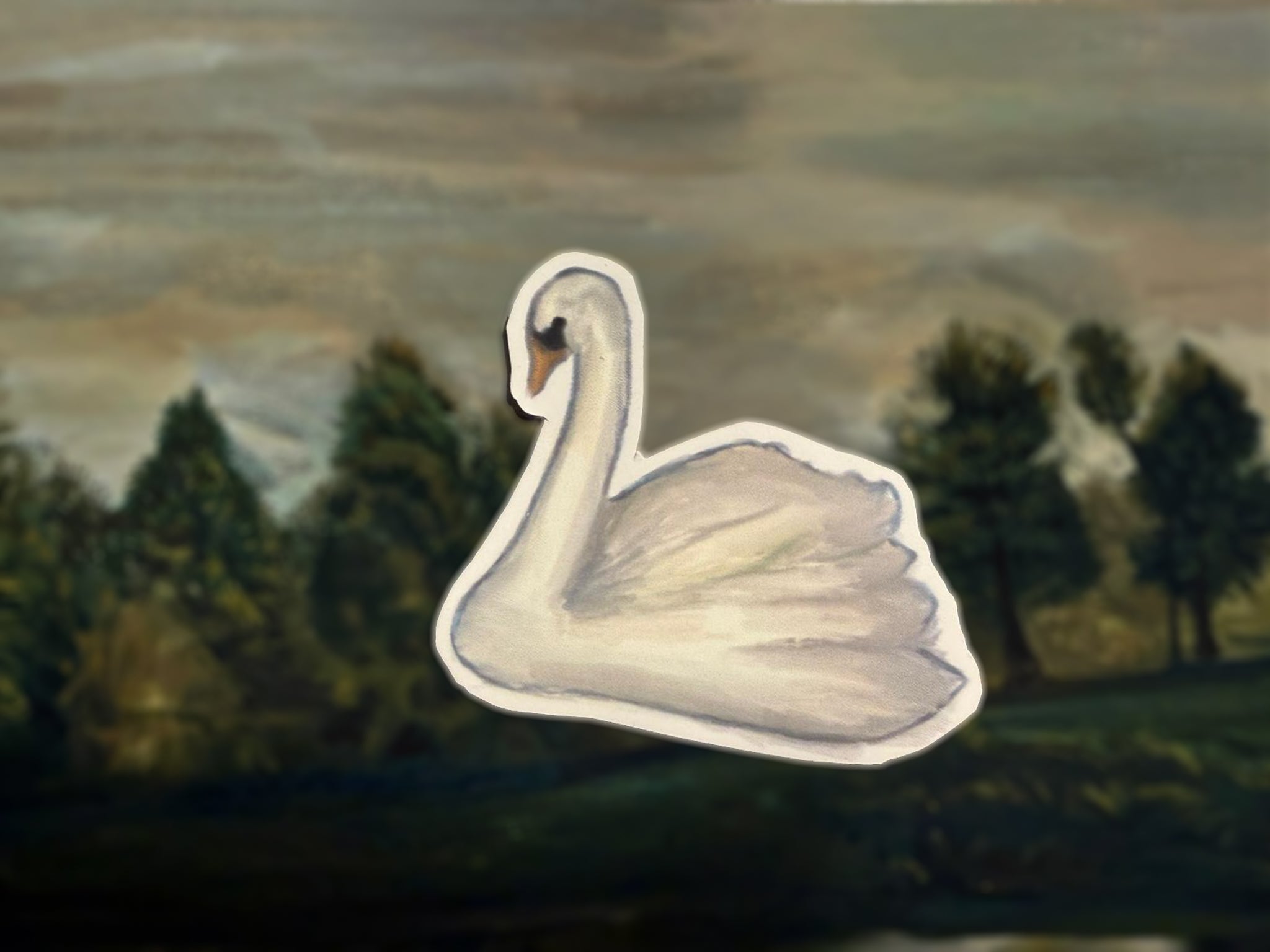 Zwanenmeer sticker set